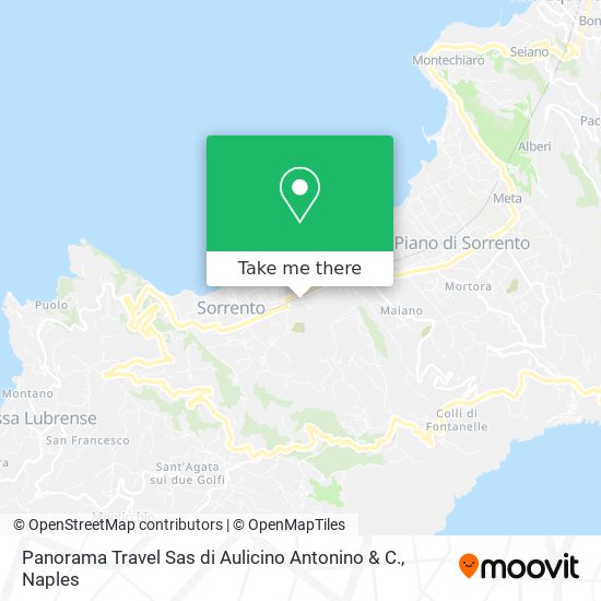 Panorama Travel Sas di Aulicino Antonino & C. map