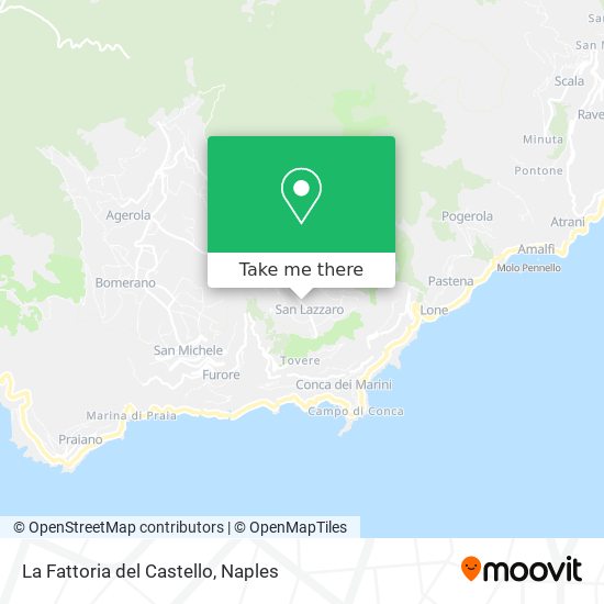 La Fattoria del Castello map