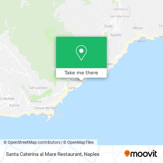 Santa Caterina al Mare Restaurant map