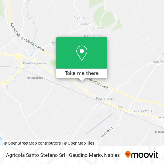 Agricola Santo Stefano Srl - Gaudino Mario map