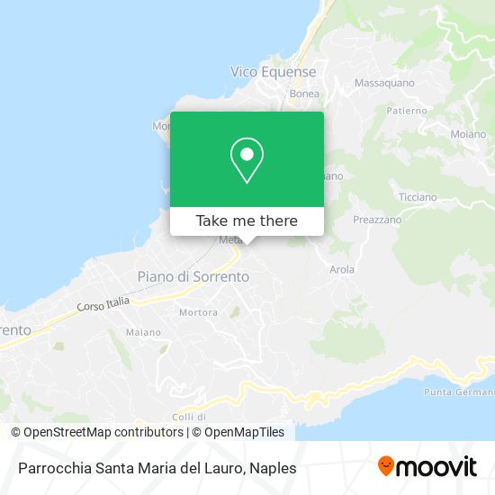 Parrocchia Santa Maria del Lauro map