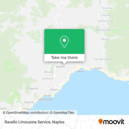 Ravello Limousine Service map