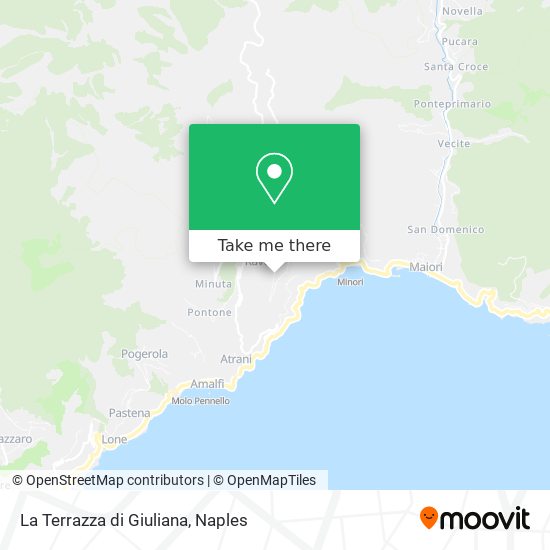 La Terrazza di Giuliana map