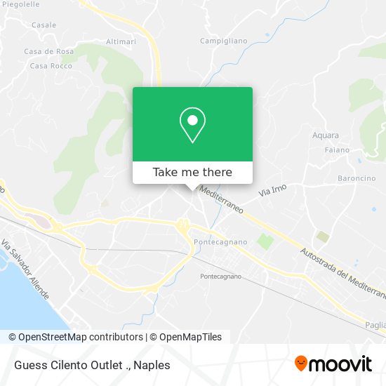 Guess Cilento Outlet . map