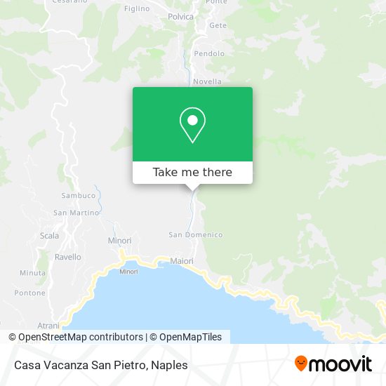 Casa Vacanza San Pietro map