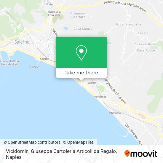 Vicidomini Giuseppe Cartoleria Articoli da Regalo map