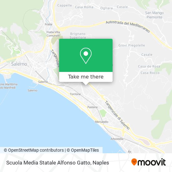 Scuola Media Statale Alfonso Gatto map