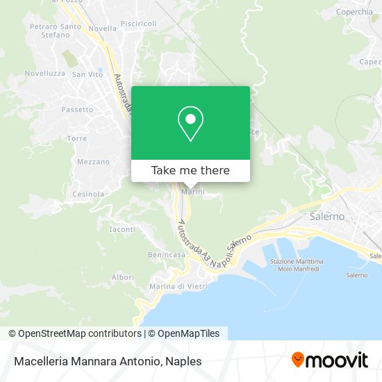 Macelleria Mannara Antonio map