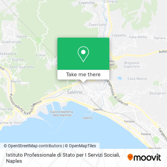 Istituto Professionale di Stato per I Servizi Sociali map