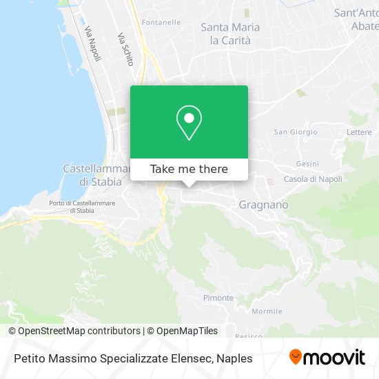 Petito Massimo Specializzate Elensec map