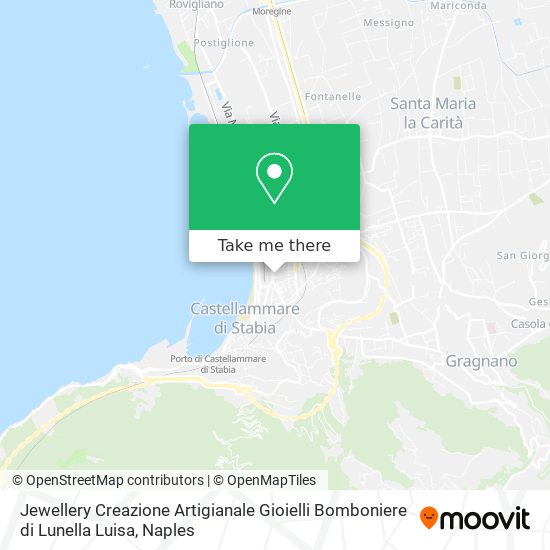 Jewellery Creazione Artigianale Gioielli Bomboniere di Lunella Luisa map