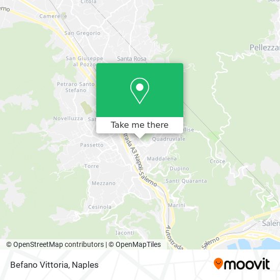 Befano Vittoria map