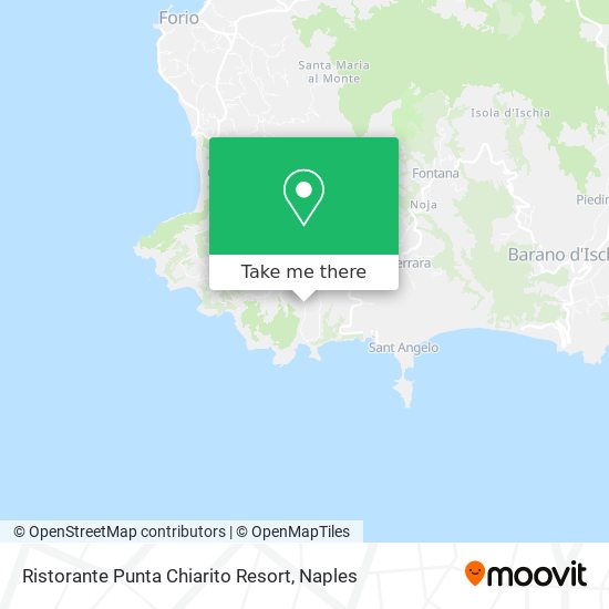 Ristorante Punta Chiarito Resort map