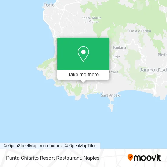 Punta Chiarito Resort Restaurant map