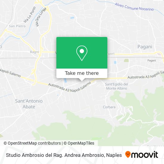 Studio Ambrosio del Rag. Andrea Ambrosio map