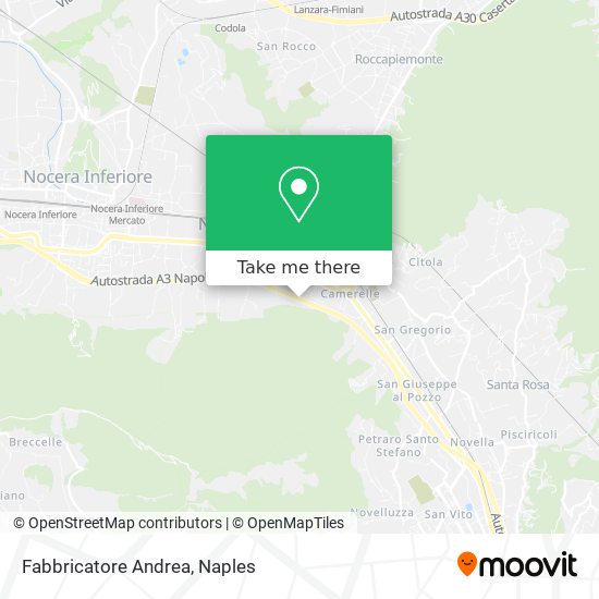 Fabbricatore Andrea map