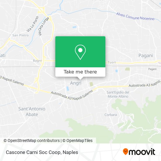 Cascone Carni Soc Coop map