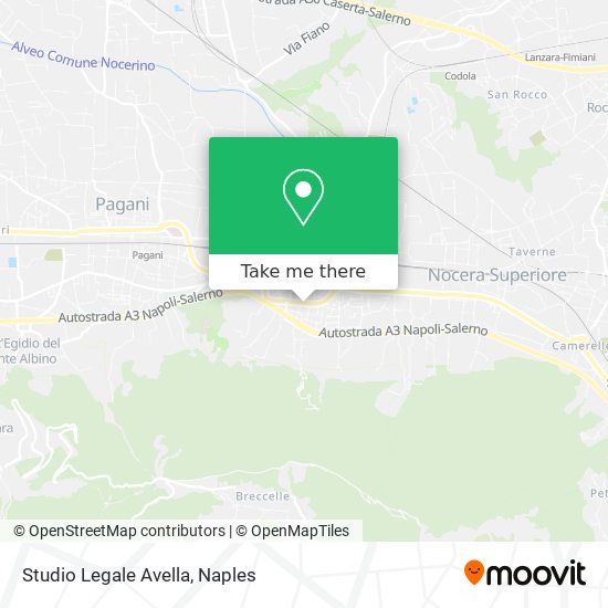 Studio Legale Avella map