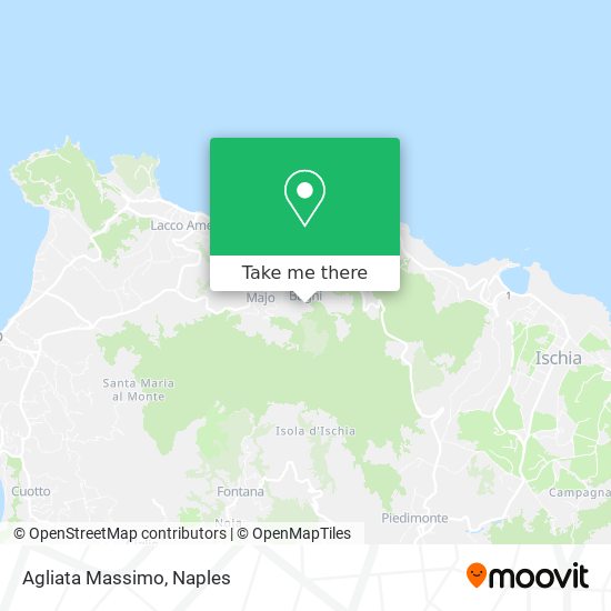 Agliata Massimo map