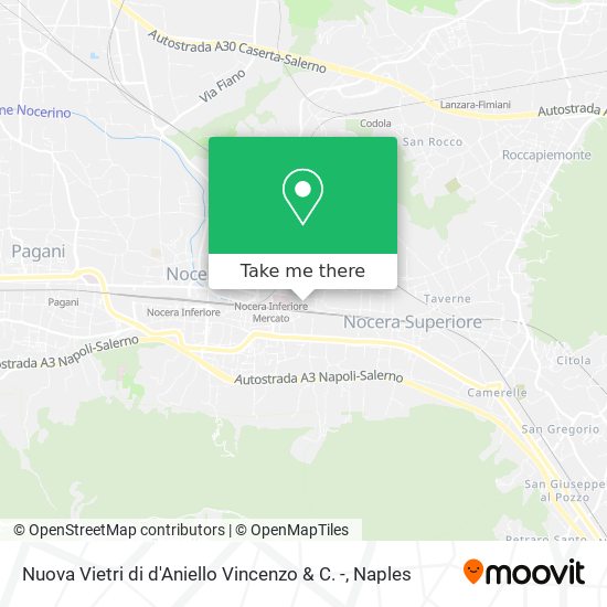 Nuova Vietri di d'Aniello Vincenzo & C. - map