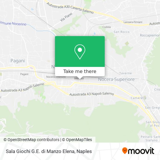 Sala Giochi G.E. di Manzo Elena map