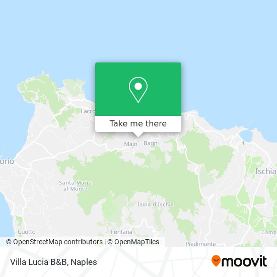 Villa Lucia B&B map