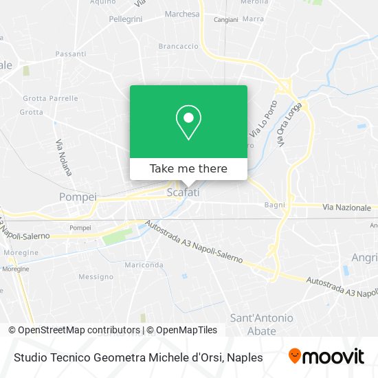 Studio Tecnico Geometra Michele d'Orsi map