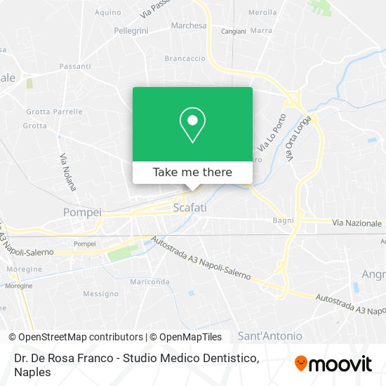 Dr. De Rosa Franco - Studio Medico Dentistico map