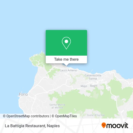 La Battigia Restaurant map
