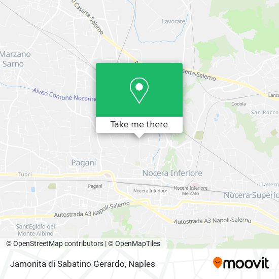 Jamonita di Sabatino Gerardo map