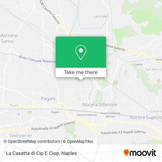 La Casetta di Cip E Ciop map
