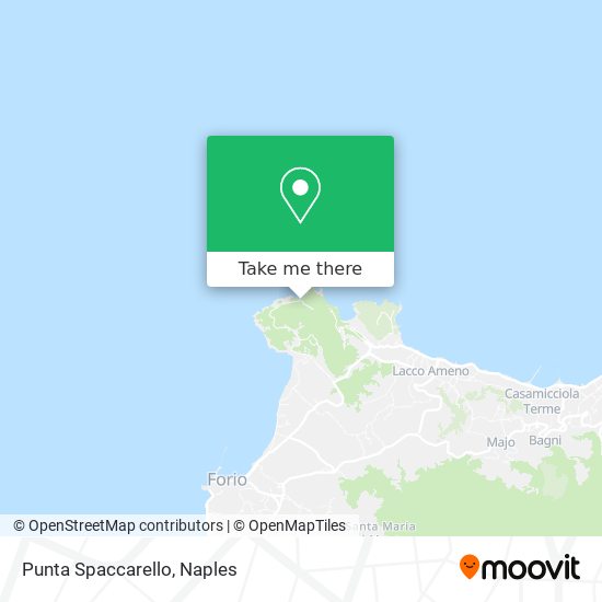 Punta Spaccarello map