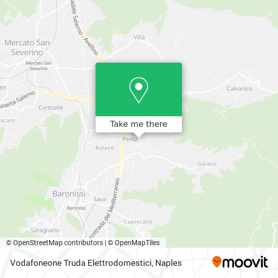 Vodafoneone Truda Elettrodomestici map