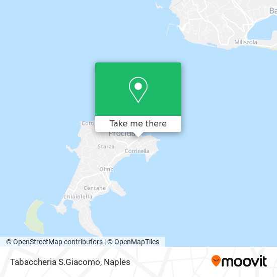 Tabaccheria S.Giacomo map