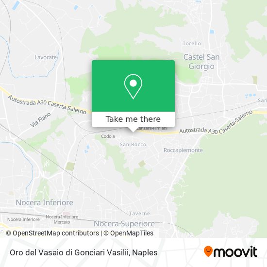 Oro del Vasaio di Gonciari Vasilii map