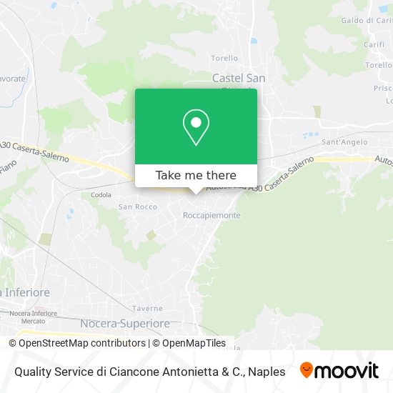 Quality Service di Ciancone Antonietta & C. map