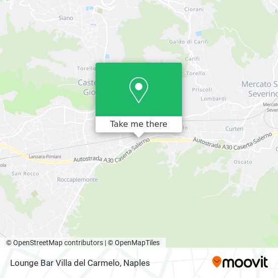 Lounge Bar Villa del Carmelo map