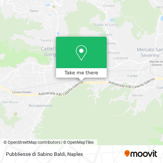 Pubbliesse di Sabino Baldi map