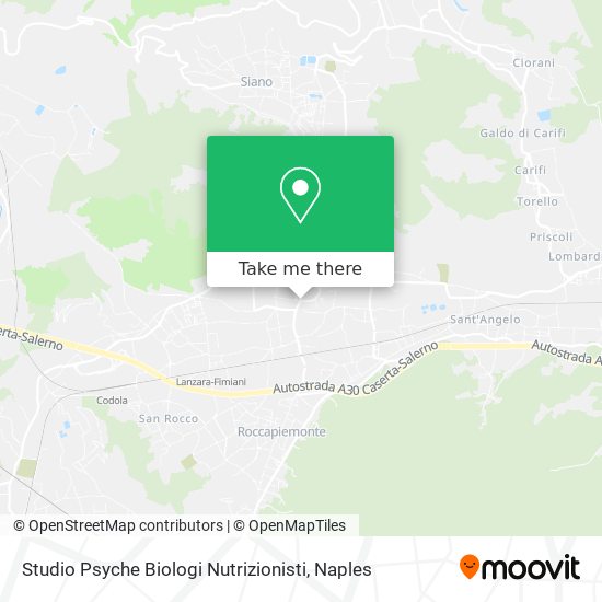 Studio Psyche Biologi Nutrizionisti map