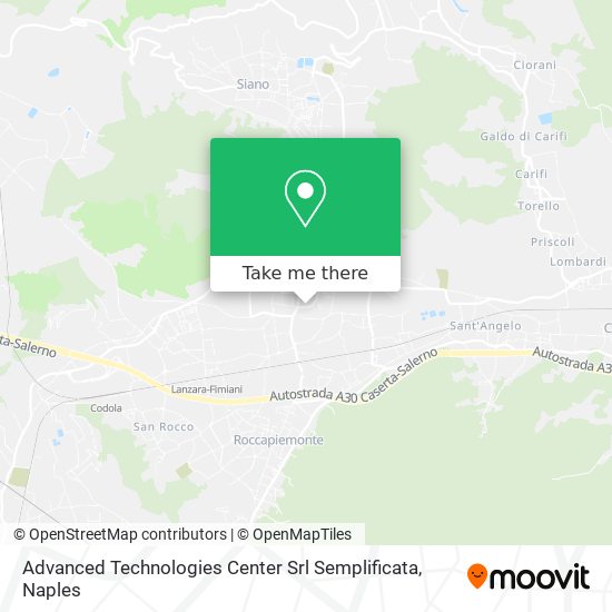 Advanced Technologies Center Srl Semplificata map