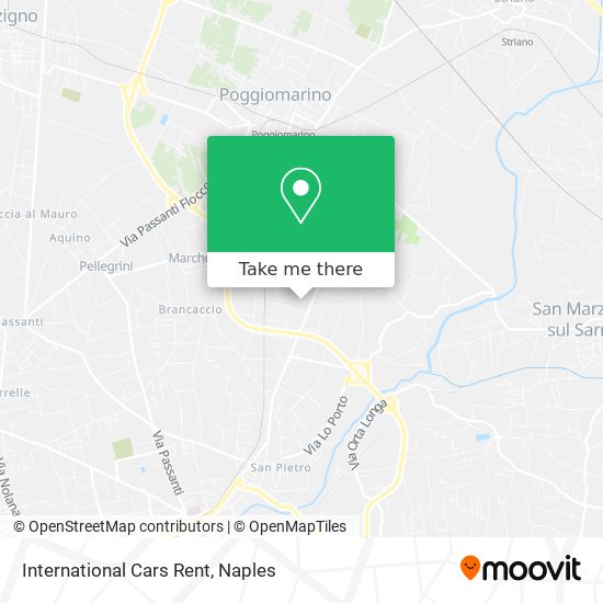 International Cars Rent map