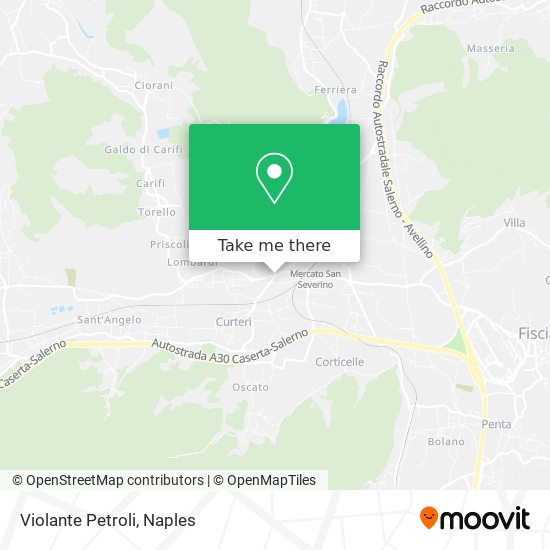 Violante Petroli map
