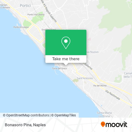 Bonasoro Pina map