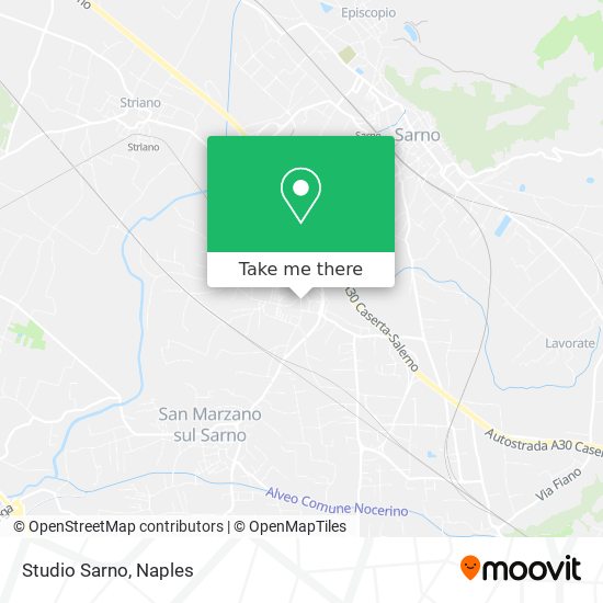 Studio Sarno map