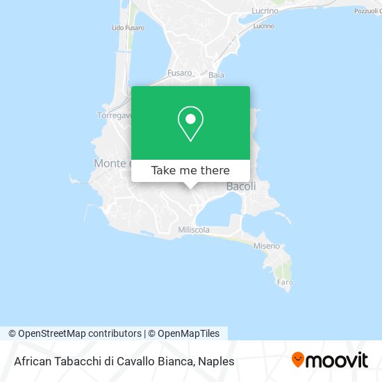 African Tabacchi di Cavallo Bianca map