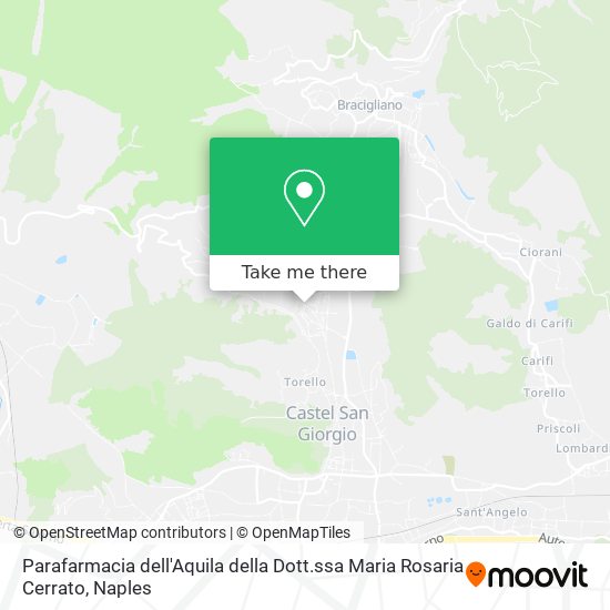 Parafarmacia dell'Aquila della Dott.ssa Maria Rosaria Cerrato map