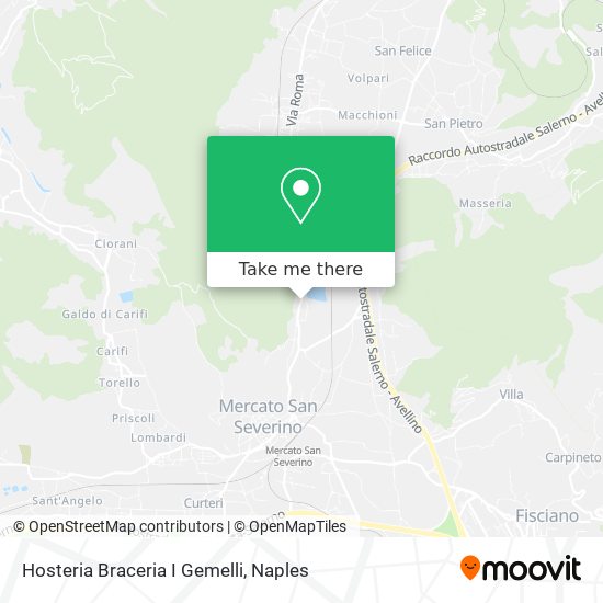 Hosteria Braceria I Gemelli map