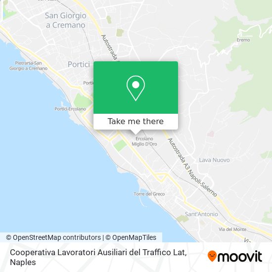 Cooperativa Lavoratori Ausiliari del Traffico Lat map