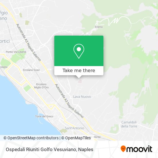 Ospedali Riuniti Golfo Vesuviano map