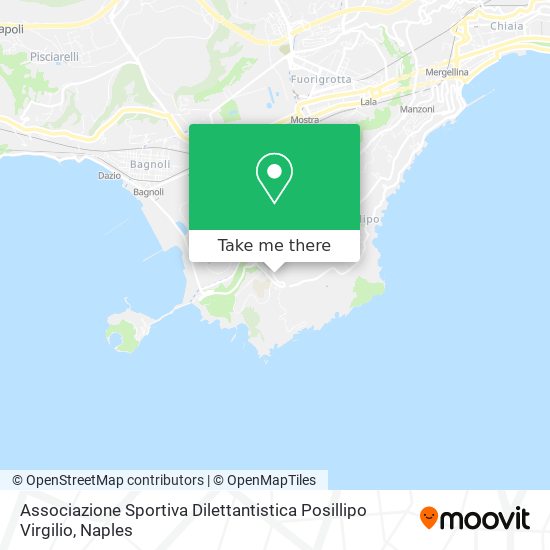 Associazione Sportiva Dilettantistica Posillipo Virgilio map